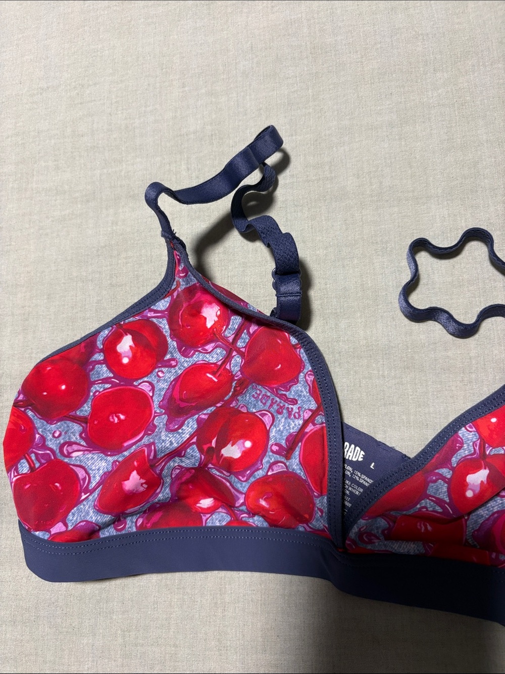 Women’s Parade Soft Cherry Print Bralette L